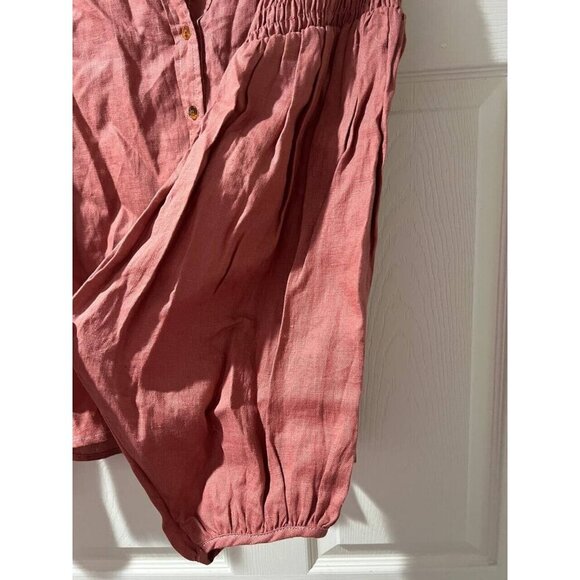 SANCIA Women THE LUCIE SHIRT linen Blouse Button Long Sleeve Reg L A000078 - Picture 9 of 12